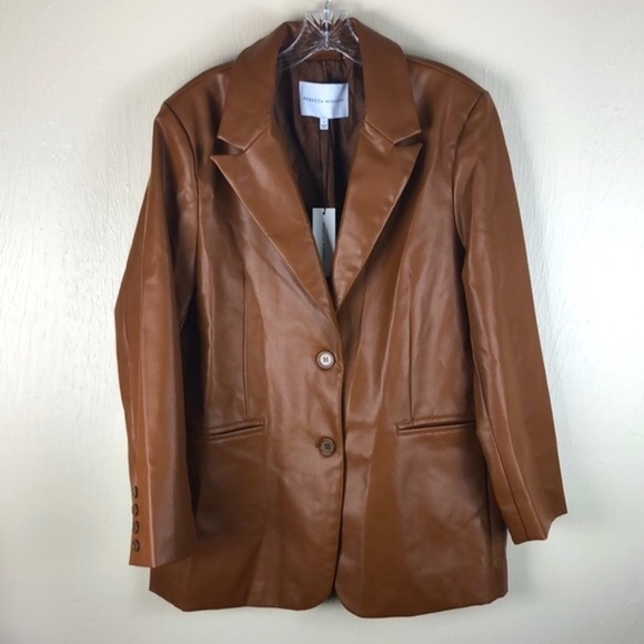 NEW Rebecca Minkoff Lambskin Blazer - Picture 3 of 15